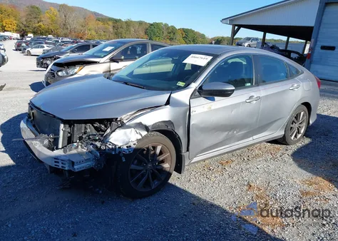 2020 Honda Civic Ex from USA, damaged, VIN 19XFC1F38LE219728